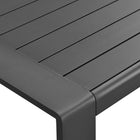 Modway Lirienne Outdoor Patio Aluminum Coffee Table - Grey-8