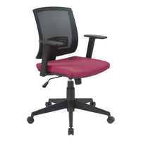 TygerClaw Cool & Comfortable Mesh Office Chair-Upholstered in soft and durable black mesh and fabric seat