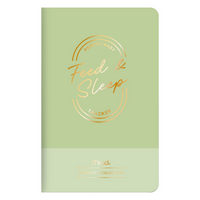 Mead Moments Feed & Sleep Journal - 3-1/2" X 5-1/12" - 48 Pages-Track daily essentials with ease. Log feedings, sleep, diaper changes, and notes to spot routines and patterns over time.