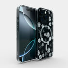 Incipio Forme for MagSafe for iPhone 16 Pro - Ditzy Floral Silver-Wireless & MagSafe-charging Compatible. 5G Compatible