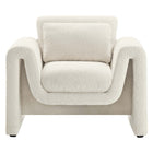 Modway Waverly Boucle Upholstered Armchair - Ivory-7