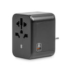 LOGiiX World Traveler XL 30W Travel Adapter - Black-The World Traveler XL is a 30W fast charging multi-port travel adapter