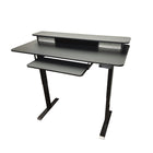 Rocelco FSD55 55" Dual Motor Electric Standing Desk with Monitor Stand & Drawers-Integrated handset with USB-A and USB-C