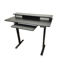 Rocelco FSD55 55" Dual Motor Electric Standing Desk with Monitor Stand & Drawers-Integrated handset with USB-A and USB-C
