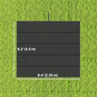 Outsunny 8.2' L x 8.4' W Retractable Pergola Canopy Replacement for 10' L x 10' W Frame (Cover Top) - Dark Grey-Breathable fabric ensures excellent air circulation for your pergola cover  