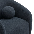 Modway Holland Swivel Chenille Fabric Armchair - Navy-8