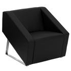 Flash Furniture HERCULES Smart Series Leather Lounge Chair - Black-Contemporary Style