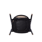Manhattan Comfort Versailles 23.62" Industry Chic Accent Armchair - Black and Natural Cane-30 Day Limited Manufacturer's Warranty
