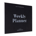 Gry Mattr Weekly Planner - 7" x 8-3/4" - Black - English-Made with FSC-certified recycled paper
