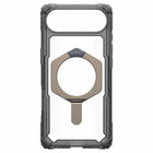 UAG Plasma XTE Compatible with MagSafe Rugged Case for iPhone 17 Air - Ash/Titanium-Integrated Kickstand