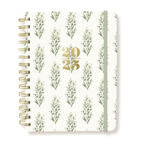 Graphique 2024-2025 Academic Botanical Weekly/Monthly Desk Planner - 6" x 8"-18 Months