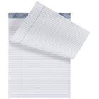 Staples Fashion Narrow Ruled Writing Pad - Assorted Colours-8-1/2" x 11" sheet size