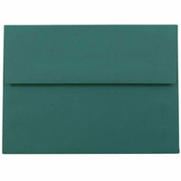 JAM Paper A6 Invitation Envelopes - 4.75 x 6.5 - Teal - 50 Pack-Our envelopes are made from 28 lb paper and feature a straight flap gum closure with a textured finish