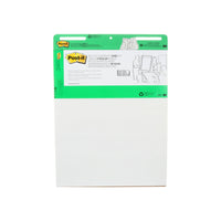 Post-it Recycled Self-Stick Easel Pad, 25" x 30", White, 30 Sheets-Sticks to most surfaces
