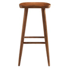 Modway Saville Backless Wood Bar Stools - Walnut - Set of 2-8