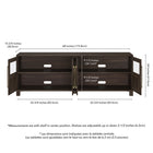 Hudson&Canal Holbrook TV Stand for TV's up to 75" - Alder Brown-8