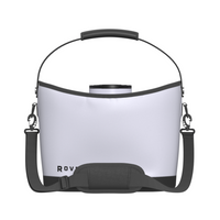 RovR KeepR Beverage Tote Caddy with Ice Bucket and Shoulder Strap - Powder-Vacuum-insulated IceR bucket with lid keeps up to 3.5 lbs of ice for up to 48 hours