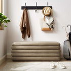 Modway Mezzo Upholstered Performance Velvet Storage Bench - Taupe-Dense Foam Padding