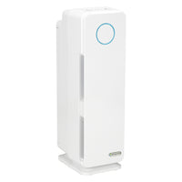 GermGuardian AC4300 Elite 5-in-1 Air Purifier with Pet Pure HEPA Filter-HIGH PERFORMANCE AIR PURIFIER: Circulates the air 1x per hour in 743 square foot rooms and 4.8x per hour in 153 sq. ft rooms, ensuring thorough purification. Ideal for medium to large sized rooms such as: dorm rooms, bedrooms, and other living areas!