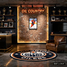 Connor Mcdavid Edmonton Oilers Skating - Framed Canvas - 22" x 31"-Finished size: 22.5x31.5