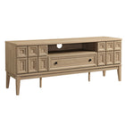 Modway Samos 59" TV Stand - Light Oak-Cable Management Hole