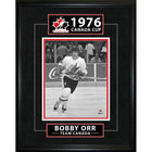 Frameworth Bobby Orr Classic Series 1976 Canada Cup - Framed Print - 16" x 20"-Officially licensed Team Canada hockey print featuring Bobby Orr in the iconic 1976 Canada Cup