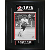 Frameworth Bobby Orr Classic Series 1976 Canada Cup - Framed Print - 16" x 20"-Officially licensed Team Canada hockey print featuring Bobby Orr in the iconic 1976 Canada Cup