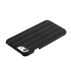 Gry Mattr Pinstripe Fabric Case for iPhone 6, 7, 8 - Charcoal-Classic Fashion Patterns