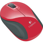 Logitech M187 Wireless Mini Mouse, Red/Black-Features a pocket-ready, extra-small design for easy transport anywhere 