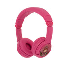 BuddyPhones Play+ Bluetooth Headphone - Rose Pink-Headphone style on-ear, design for kids with SafeAudio