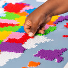 Plus-Plus Plus-Plus Puzzle By Number - Map of the United States - Set of 1400 Pieces-Each piece measures .75" x .5" (20mm x 12mm)