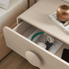 Modway Sonnet 2-Drawer Nightstand - Ash-Full-Glide Drawers