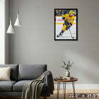 Roman Josi Nashville Predators - Framed Canvas - 22" x 31"-Ready to hang - arrives fully assembled