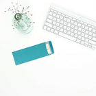 JAM Paper #10 Policy Envelopes, 4 1/8 x 9.5, Brite Hue Sea Blue Recycled, 500 Pack (15874H)-Envelope Size: 4.13" x 9.5"