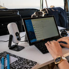 JLab GO View Webcam - Black-Clear calls with an omni-directional microphone for natural sound on calls and recordings
