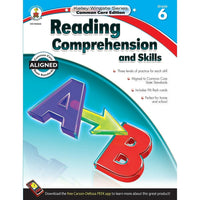 eBook: Carson Dellosa 104624-EB Reading Comprehension and Skills - Grade 6-You will receive two emails: one confirming your entire order, and one with a "Download Software" buttonYou can download immediately or return to your email to download later