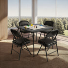 Homy Casa 33.5" Square Folding Game & Card Table-Space-saving design: Compact 33.5" size ideal for small spaces.