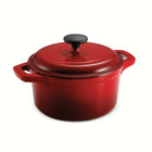 Tramontina 3.5 Qt Enameled Cast Iron Covered Dutch Oven - Red-Cast-iron cookware ensures even heating and excellent heat retention