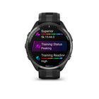 Garmin Forerunner 965 GPS Running,Triathlon Smartwatch-Carbon Gray DLC Titanium Bezel,Black Case,Black/Powder Gray Silicone Band-Battery life: up to 23 days of battery life in smartwatch mode, up to 31 hours in GPS mode_x000D_
Confidently run any route using full-color, built-in maps and multi-band GPS