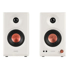 Edifier MR3 Hi-Res Audio Certified Power Studio Monitor Speaker with mulitple connection input and 36W RMS - White-Powerful Sound Output – Enjoy 18W*2 RMS output with a peak SPL of 92.5dB, enhanced by 3.5" mid-low drivers and 1" tweeters for rich, full-range sound