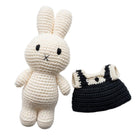 Just Dutch Miffy Handmade Bunny Plush Toy - School Uniform Outfit-Expertly crafted by talented artisans using 100 percent high-quality soft cotton yarn for a premium touch