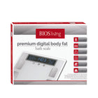 BIOS Living Premium Digital Body Fat Scale -lb / kg switchable