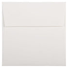 JAM Paper - Enveloppes d'invitation carrées Strathmore - 6 po x 6 po - vélin blanc brillant - 25/paquet (900958831)-Enveloppes carrées tissées blanc vif Strathmore