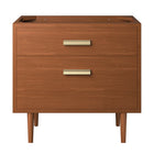 Modway Cassia 36" Teak Wood Bathroom Vanity Cabinet - Natural-Solid Teak Wood