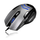 Adesso iMouse X1 RGB Gaming Mouse - Wired USB - Black-Ideal for gaming and productivity