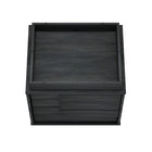 Manhattan Comfort Horizon 21.7" Modern Nightstand - Charcoal Grey-30 Day Limited Manufacturer's Warranty