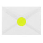 JAM Paper Round Circle Label Sticker Seals, 1 2/3" Diameter, Neon Yellow, 120 Pack-24 labels per sheet