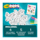 Crayola POPS 3D Inflatable Characters Activity Set - Unicorns-7