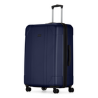 Bugatti Madrid Collection 30" Hardside Checked Spinner Luggage - Navy-Made of ABS/PC