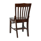 Flash Furniture HERCULES Series School House Back Walnut Wood Restaurant Chair-Solid European Beech Hardwood Construction